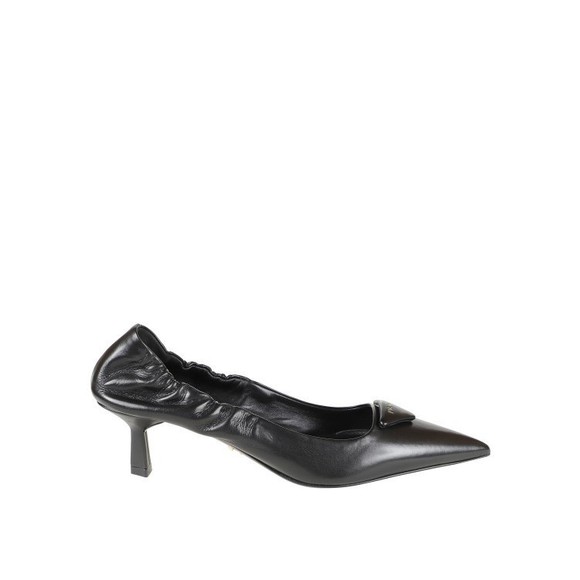 Prada Pointed Toe Pumps With Unique Gathered Design - NWT - Picture 1 of 3